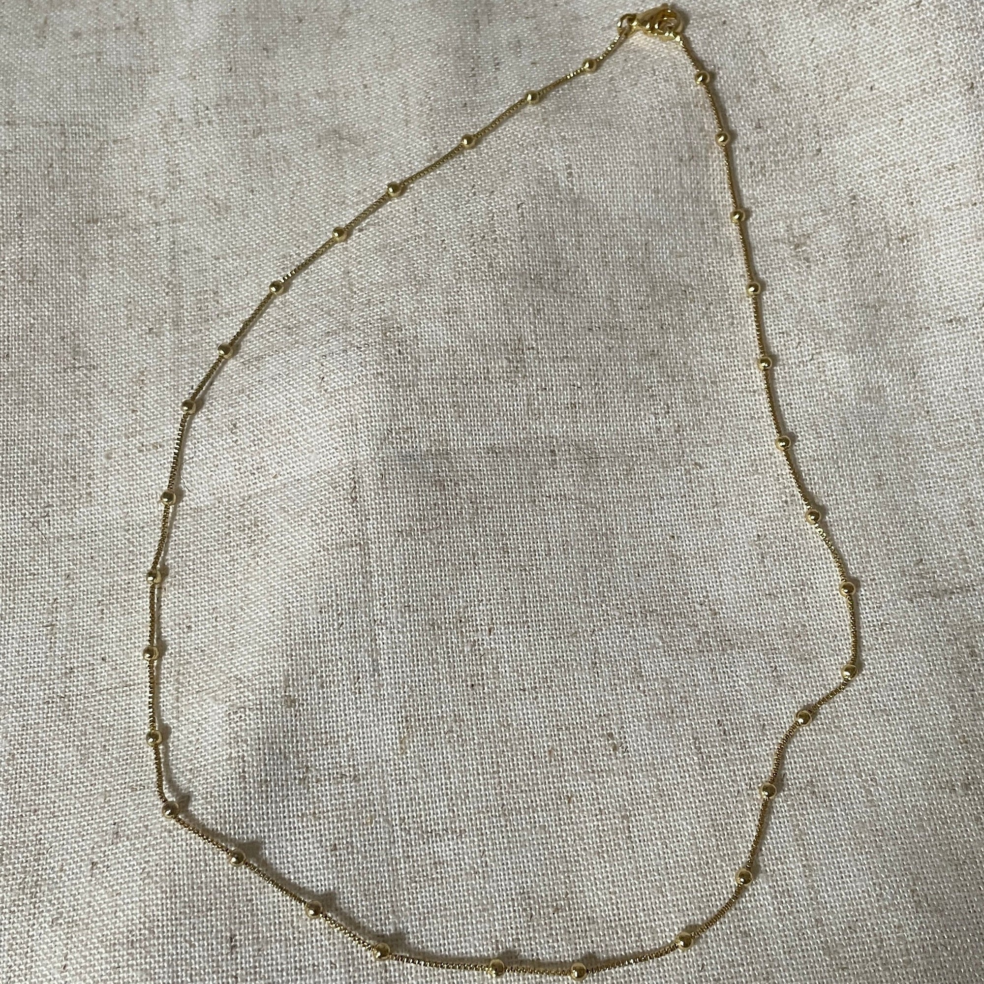 Beaded Snake Chain Necklace