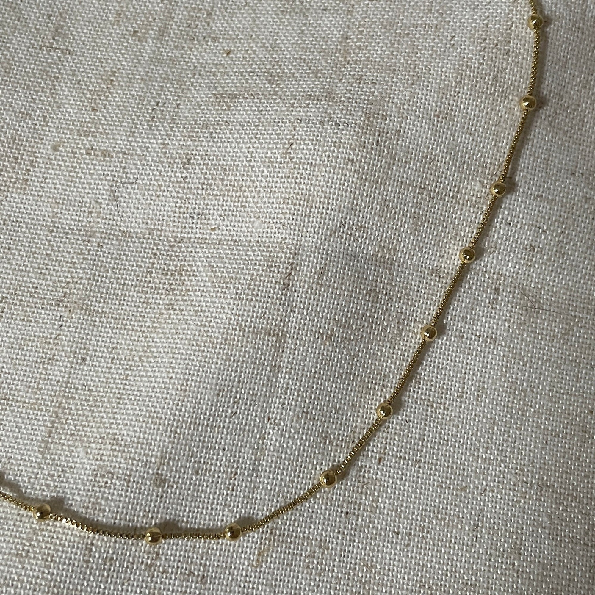 Beaded Snake Chain Necklace