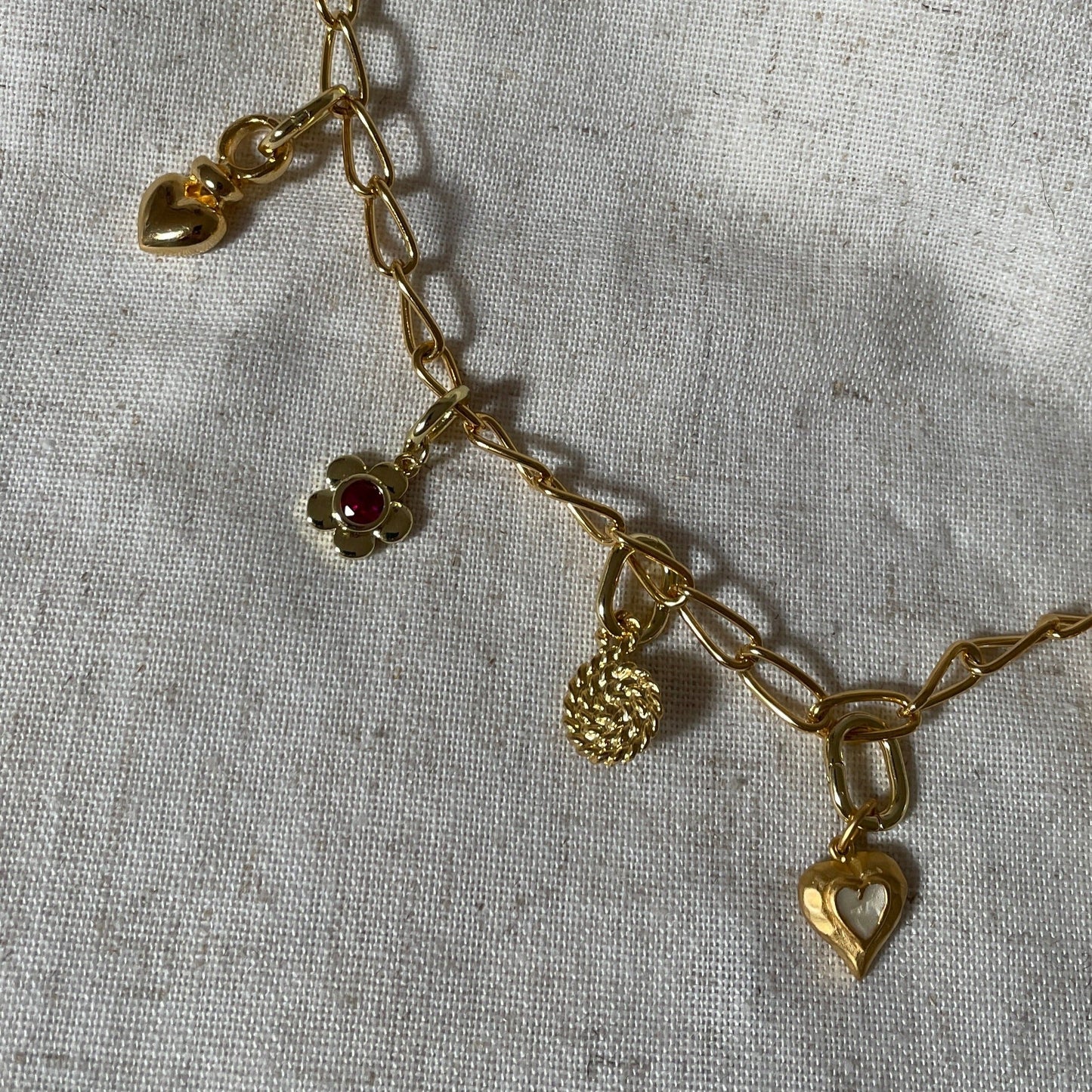 Charms - Vintage - Gold Heart