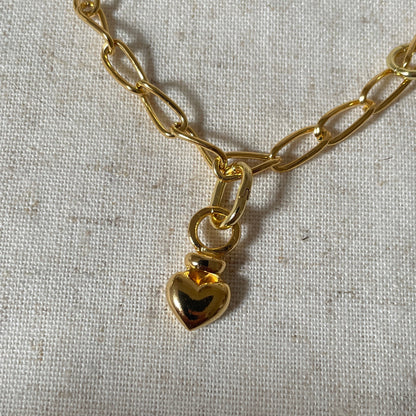 Charms - Vintage - Gold Heart