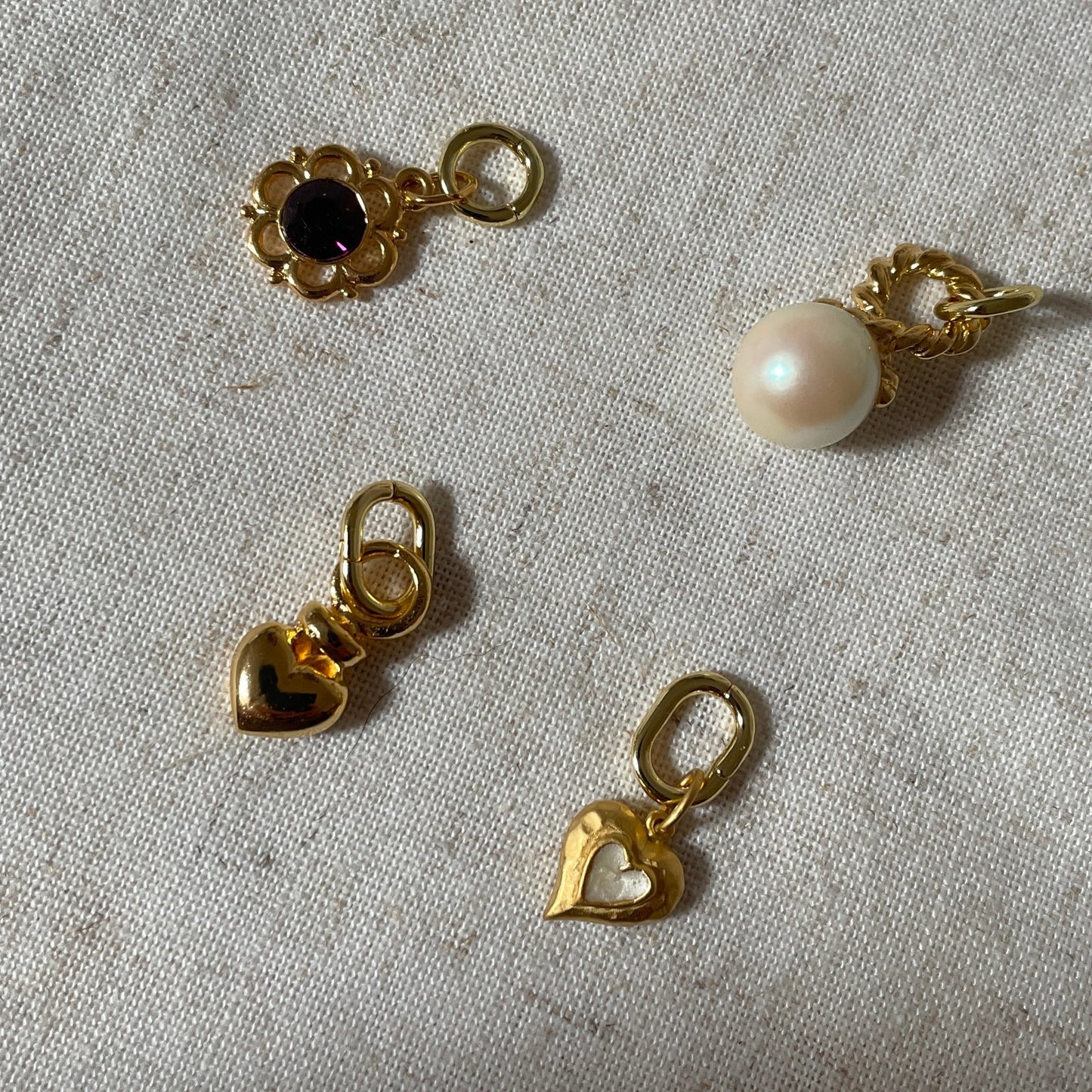 Charms - Vintage - Gold Heart