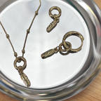 Baguette Charm - 18k Gold Plate