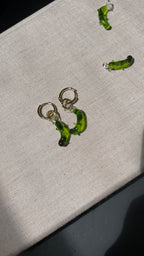 Pickle Party Glass Charm