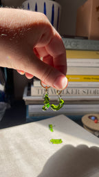 Pickle Party Glass Charm