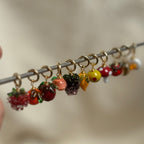 Murano Glass Food Charm Necklace - Pick Your Own - 5 Charms