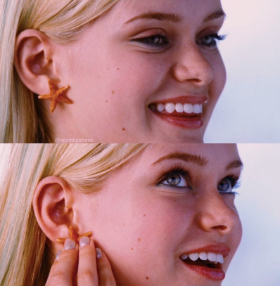 Startfish Stud Earring - 18k Gold Plate