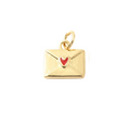 Love Letter Envelope  -  Charm 18K Gold Plate