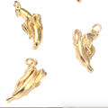 Banana -  Food Charm 18K Gold Plate