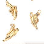 Banana -  Food Charm 18K Gold Plate