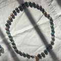 Greta Natural Stone Beaded Necklace