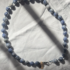 Greta Natural Stone Beaded Necklace