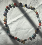 Greta Natural Stone Beaded Necklace