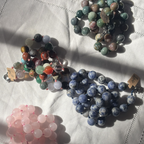Greta Natural Stone Beaded Necklace