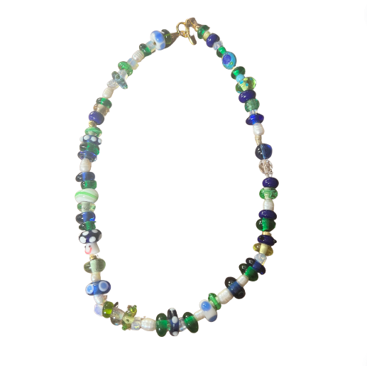 Selma - Glass Bead Necklace