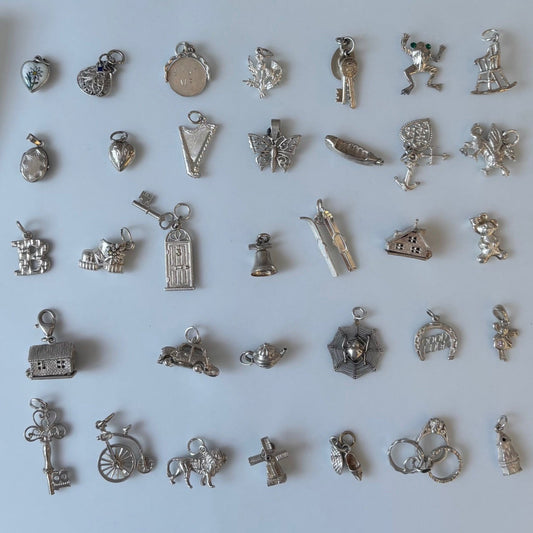 Vintage Silver Charms - 925 Sterling Silver