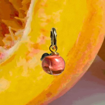 Murano Glass Food Charm Necklace - Pick Your Own - 5 Charms