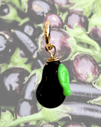 Aubergine - Murano Glass Food Charm - Easthope Studio - 