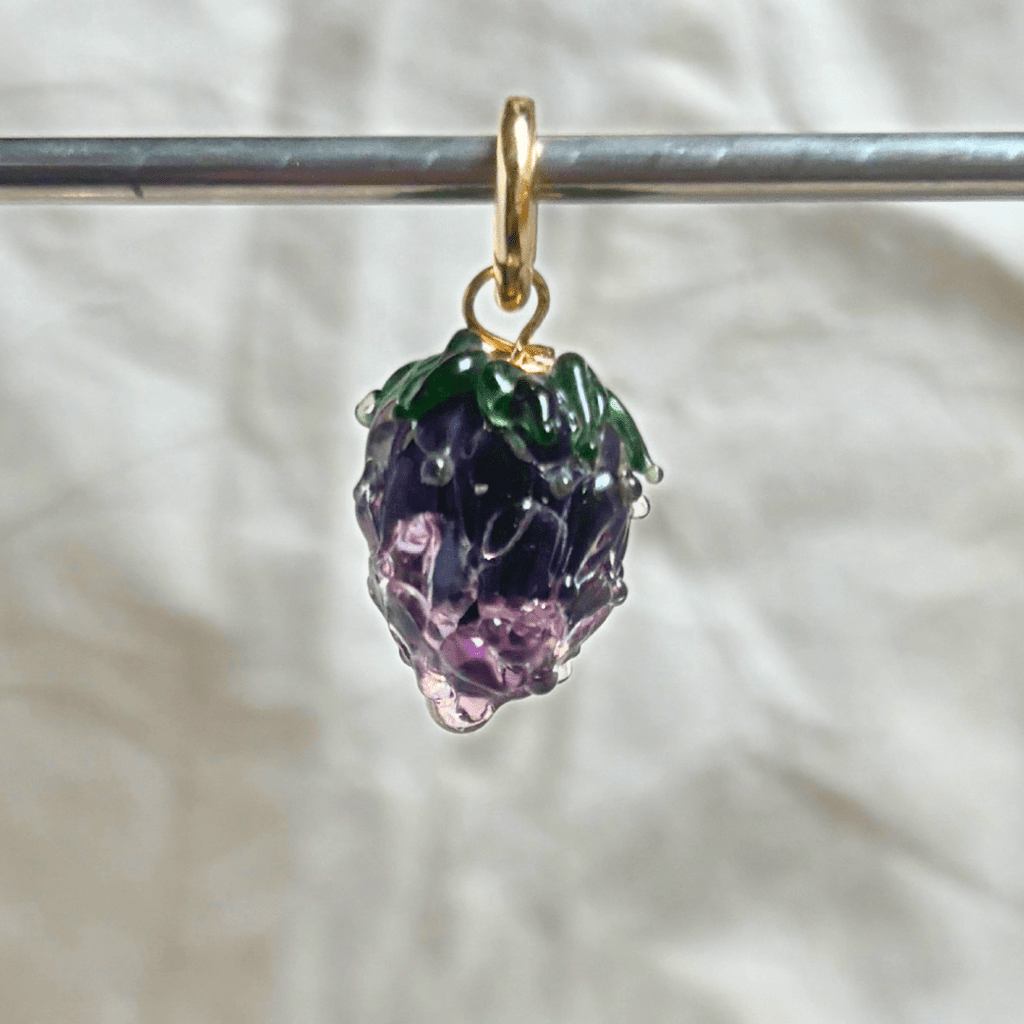 Blackberry - Murano Glass Food Charm - Easthope Studio - 