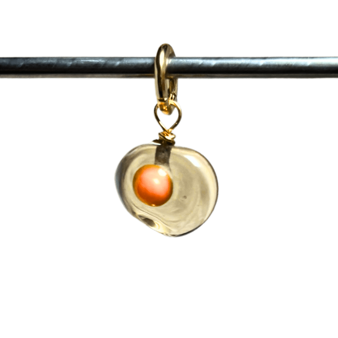 Egg - Murano Glass Food Charm - Easthope Studio - 