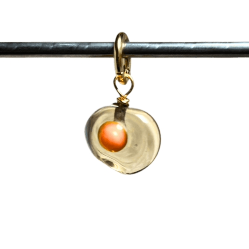 Egg - Murano Glass Food Charm - Easthope Studio - 
