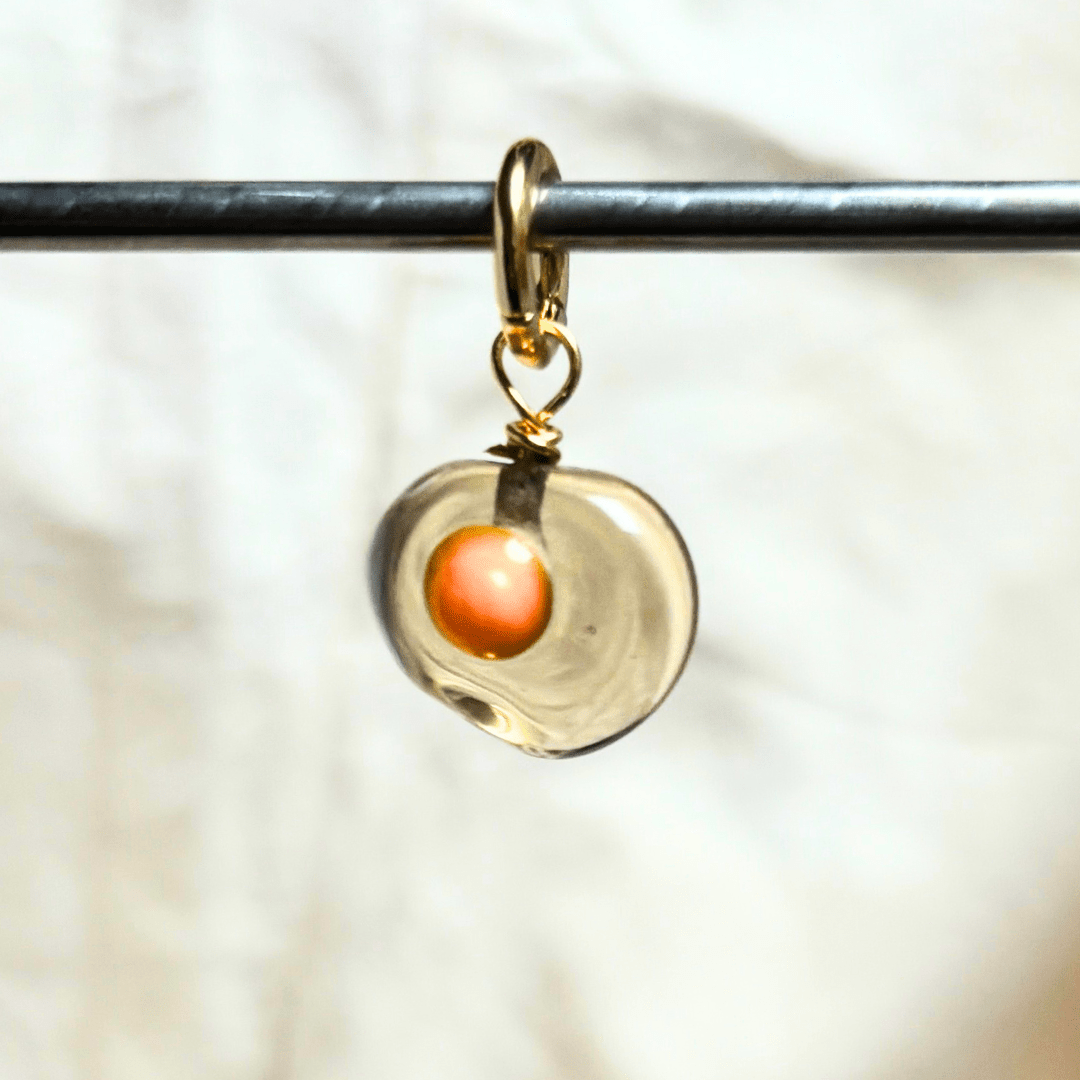 Egg - Murano Glass Food Charm - Easthope Studio - 