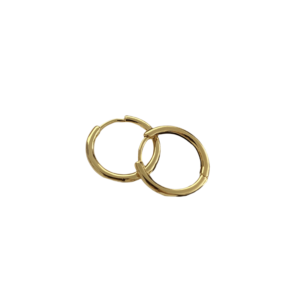 Everyday Gold Hoop - 18ct Gold Plate - Easthope Studio - Everyday Good Hoops