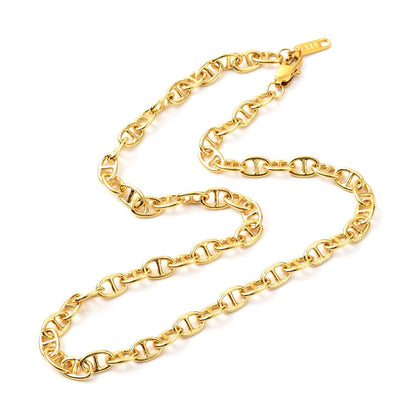 Mariner Chain Link Gold plated Necklace for