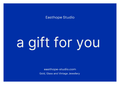Gift Voucher | Easthope Studio | Digital Gift Card | For Workshops and Jewellery  Gift Card
