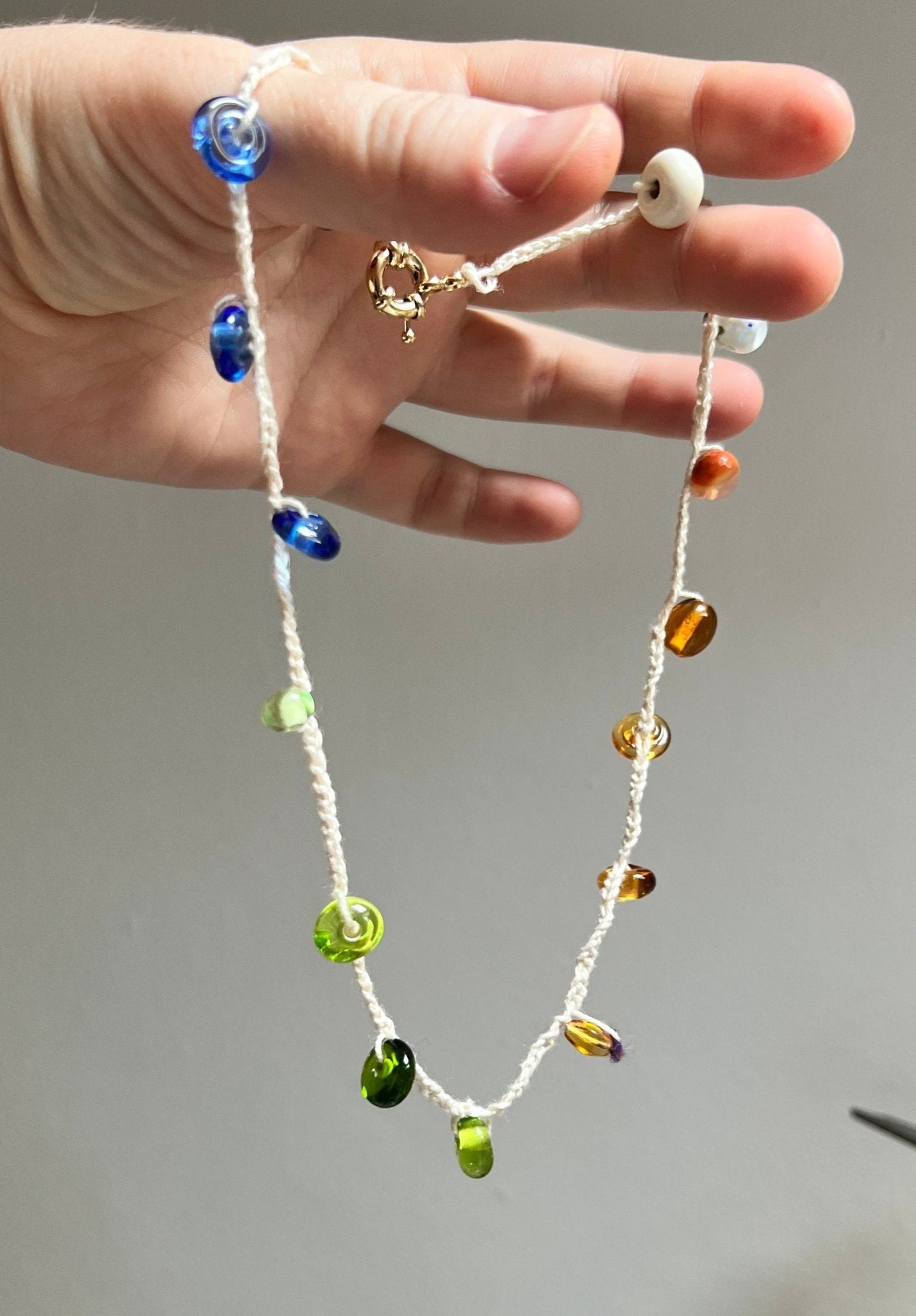 Greta Crochet - Necklace - Murano Glass - Easthope Studio - Murano Glass