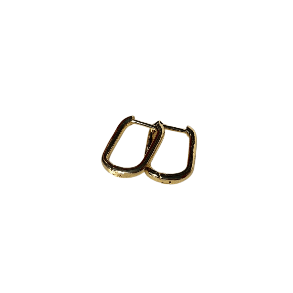 Large Oval Gold Hoop Earrings - Easthope Studio - Everyday Gold Hoops