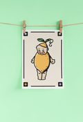Lemon Kewpie Print A5 - Easthope Studio - 