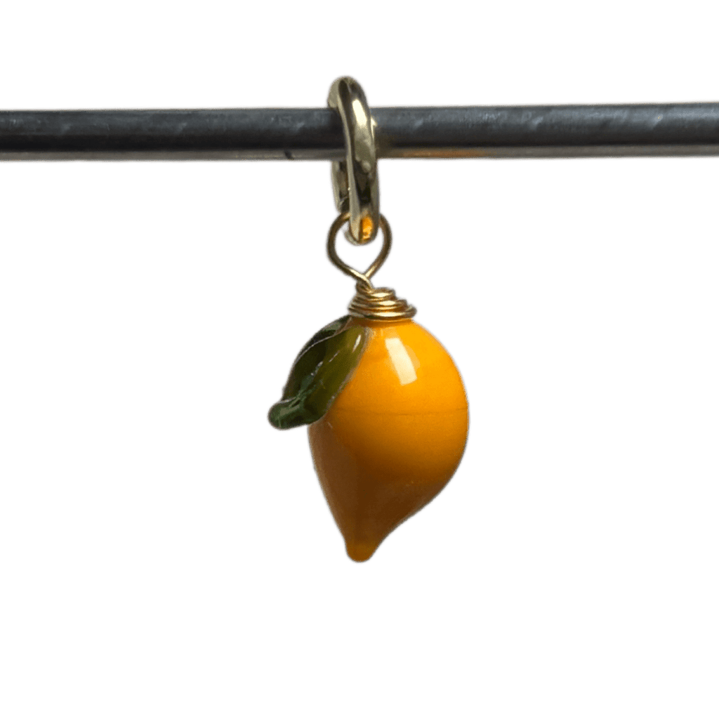Lemon - Murano Glass Food Charm - Easthope Studio - 