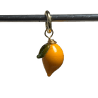 Lemon - Murano Glass Food Charm - Easthope Studio - 