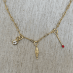 Lucky Gold Fish - Charm - Gold and Silver - Easthope Studio - Charm