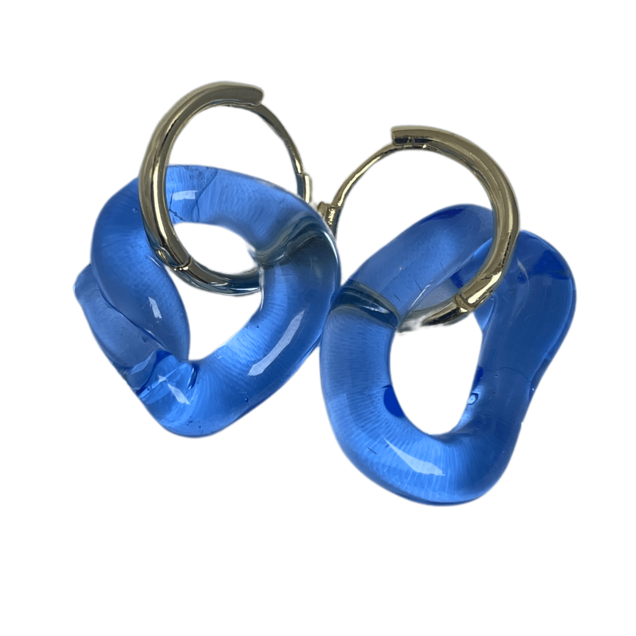 Melt - Sky Blue - Murano Glass Drop - Easthope Studio - Murano Glass