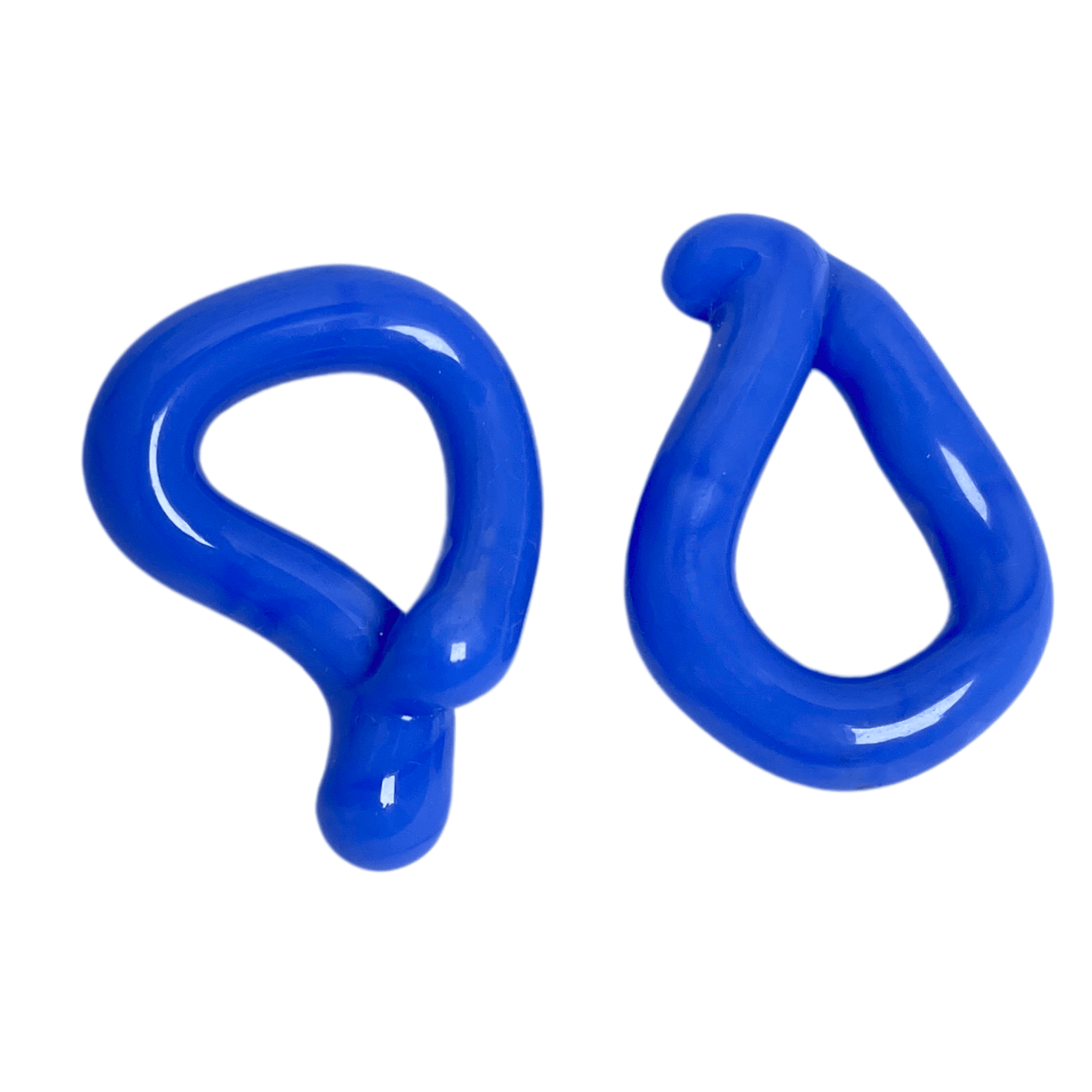 Melt - Solid Periwinkle Lilac - Murano Glass Drop - Easthope Studio - Murano Glass