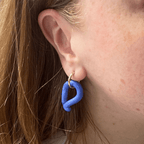 Melt - Solid Periwinkle Lilac - Murano Glass Drop - Easthope Studio - Murano Glass