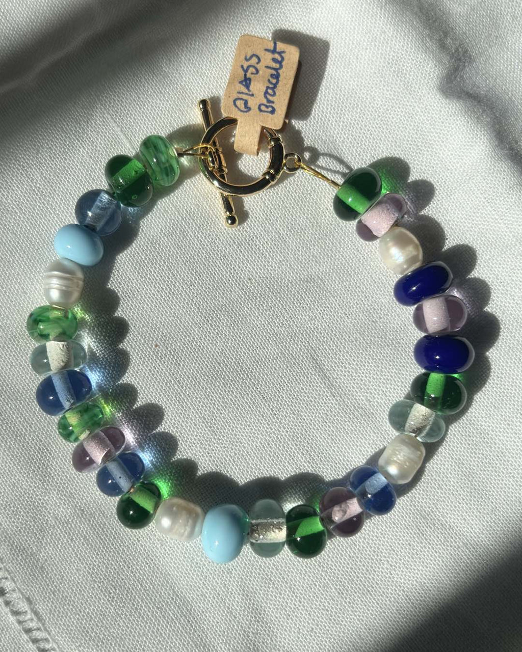 Murano Glass Beaded Bracelet - Selma - Easthope Studio - Murano Glass