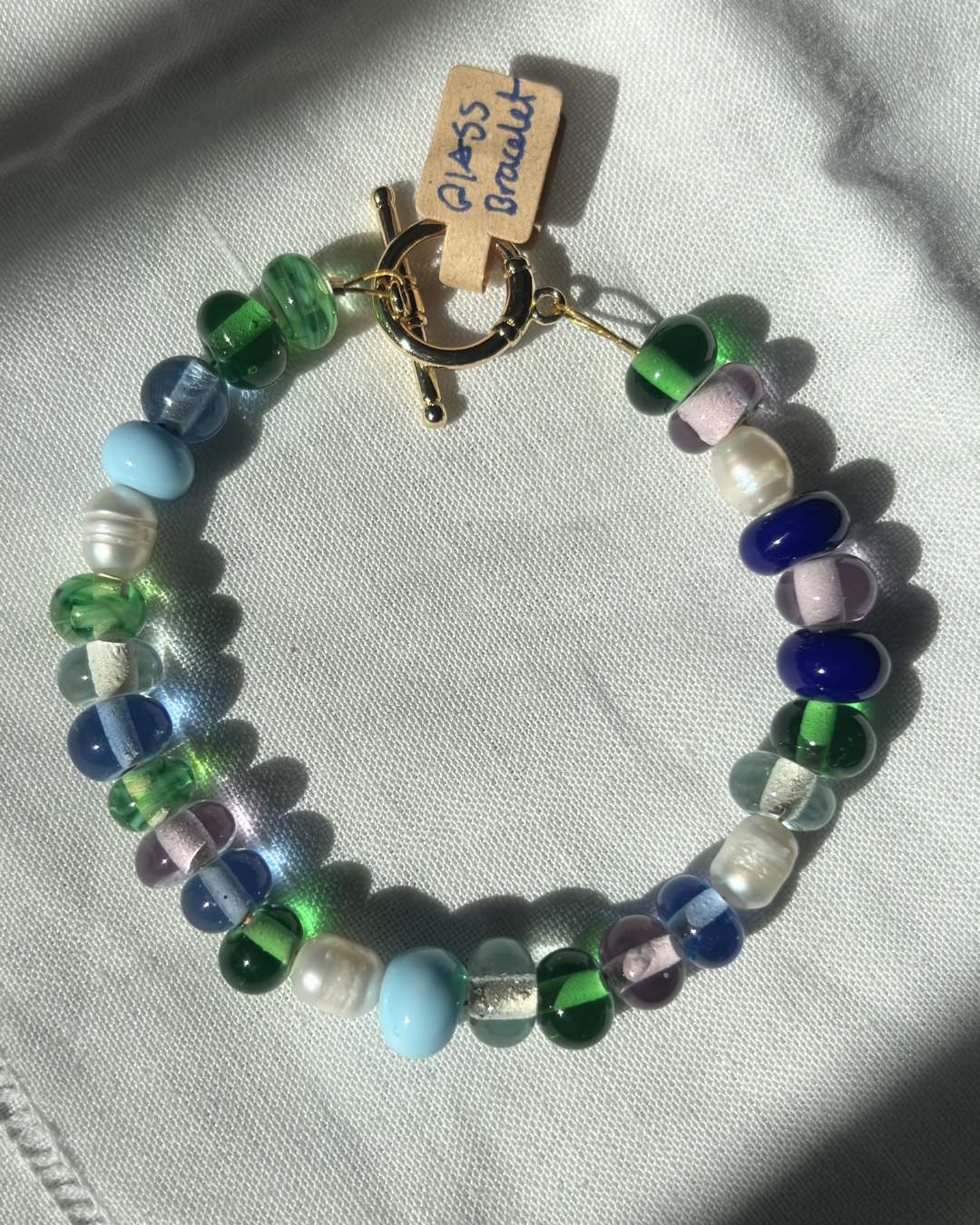 Murano Glass Beaded Bracelet - Selma - Easthope Studio - Murano Glass