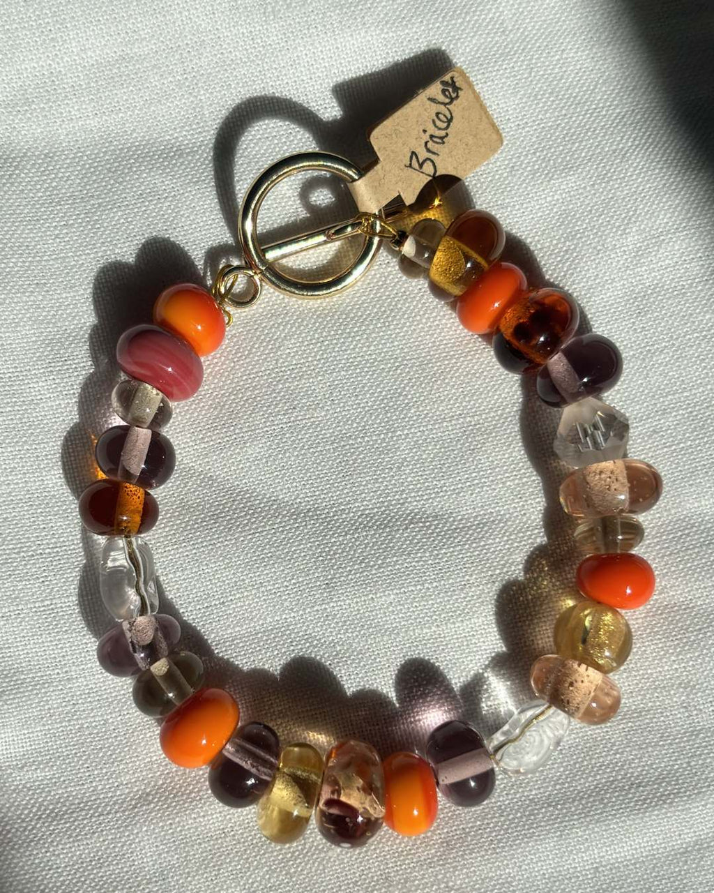 Murano Glass Beaded Bracelet - Selma - Easthope Studio - Murano Glass