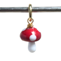 Mushroom - Murano Glass Food Charm - Easthope Studio - 