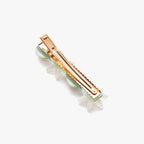Nymphaea White Lotus Flowers Acetate Alligator Hair Clip - Easthope Studio - 