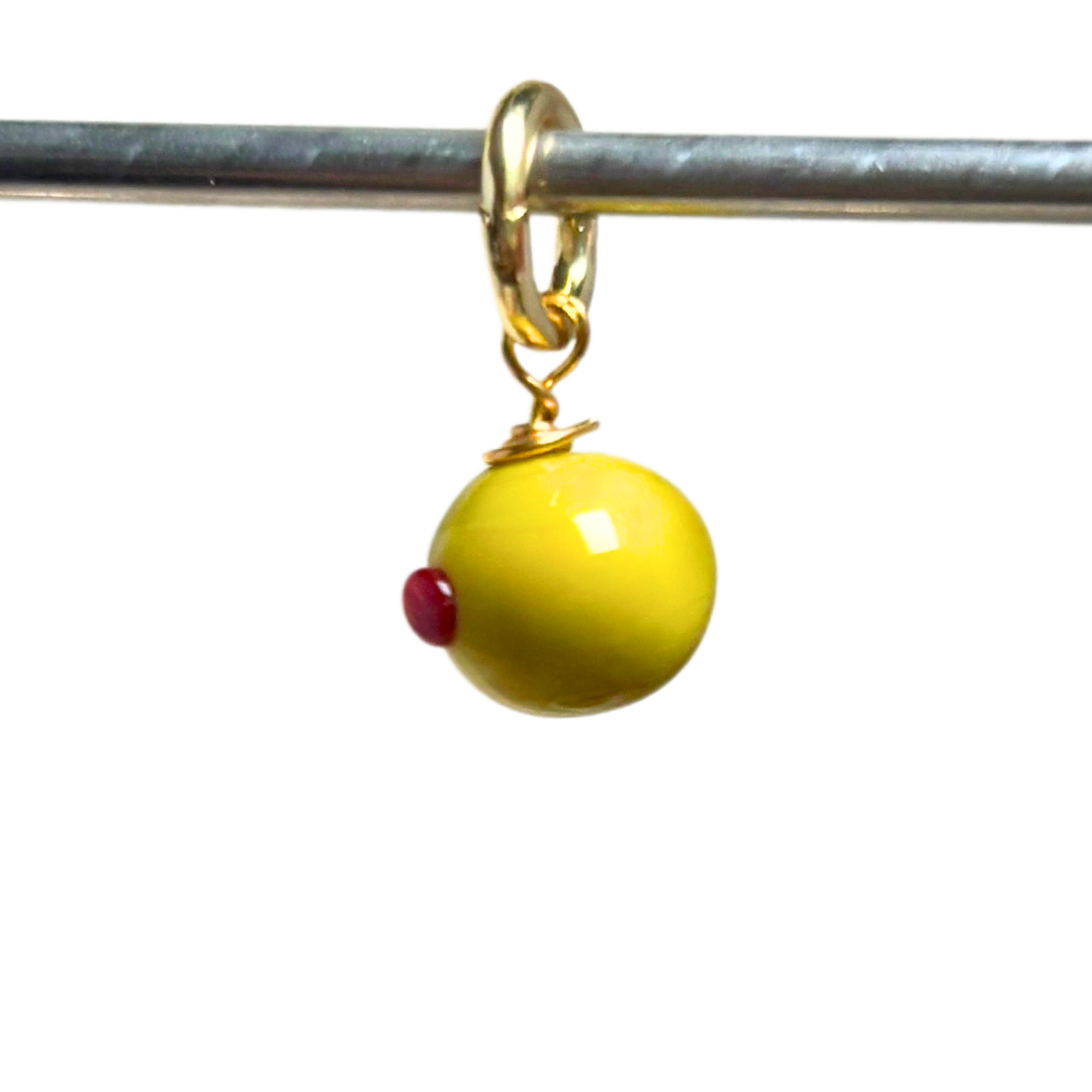 Olive - Murano Glass Food Charm - Easthope Studio - 