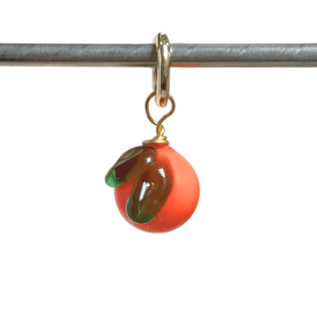 Orange - Murano Glass Food Charm - Easthope Studio - 