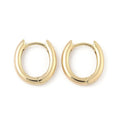 Oval Everyday Gold Hoop Earring - 18K Gold Plate - Easthope Studio - Everyday Gold Hoops