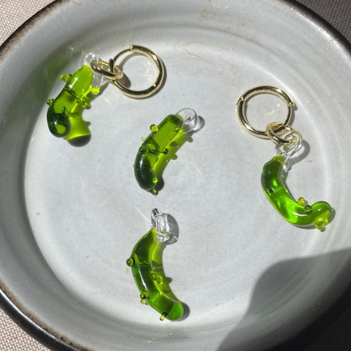 Pickle Party Glass Charm - Easthope Studio - Charm