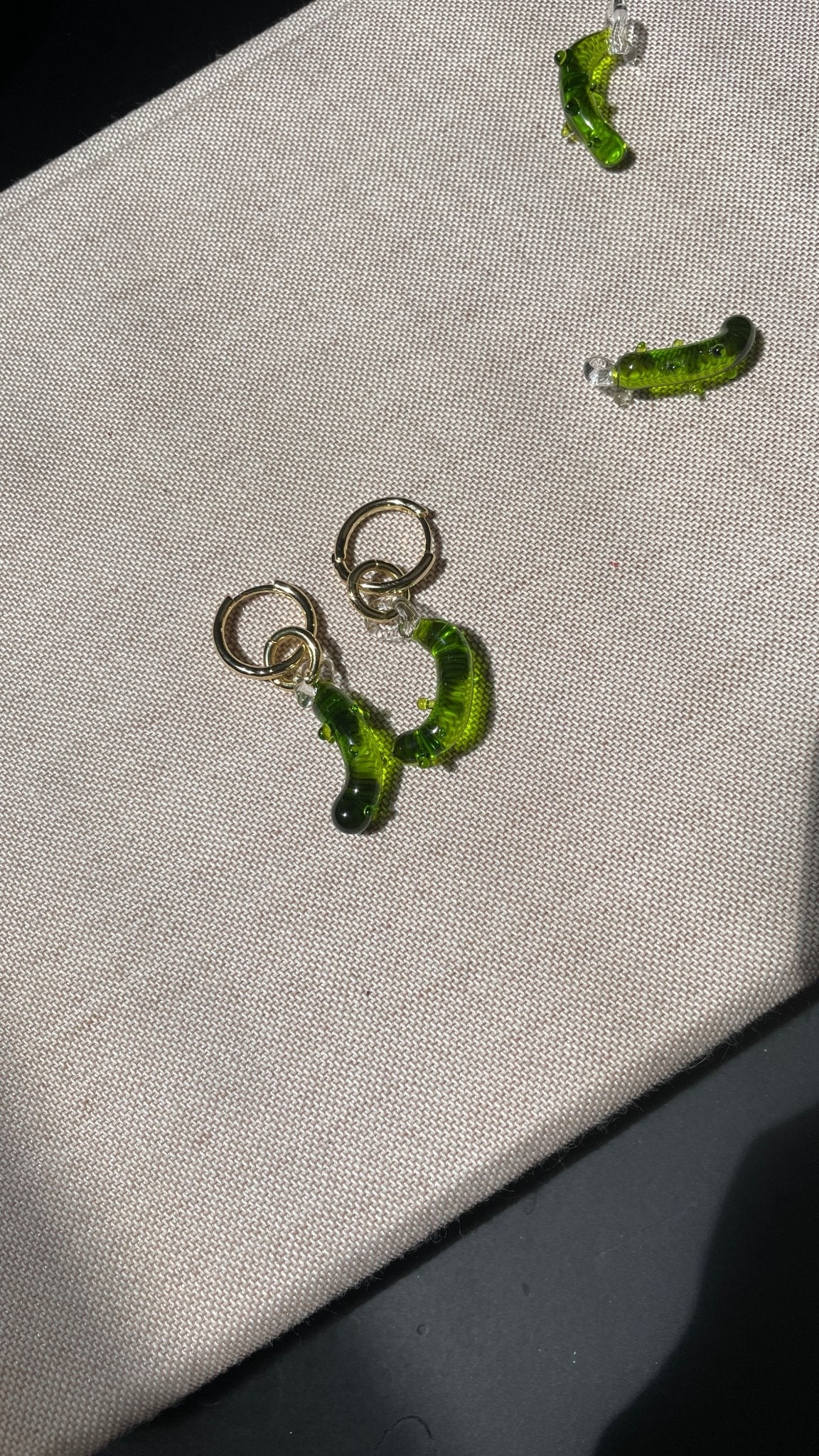 Pickle Party Glass Charm - Easthope Studio - Charm