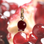 Pomegranate - Murano Glass Food Charm - Easthope Studio - 