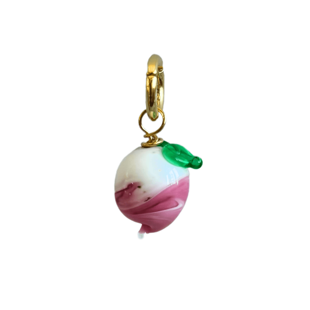 Radish - Murano Glass Food Charm - Easthope Studio - 