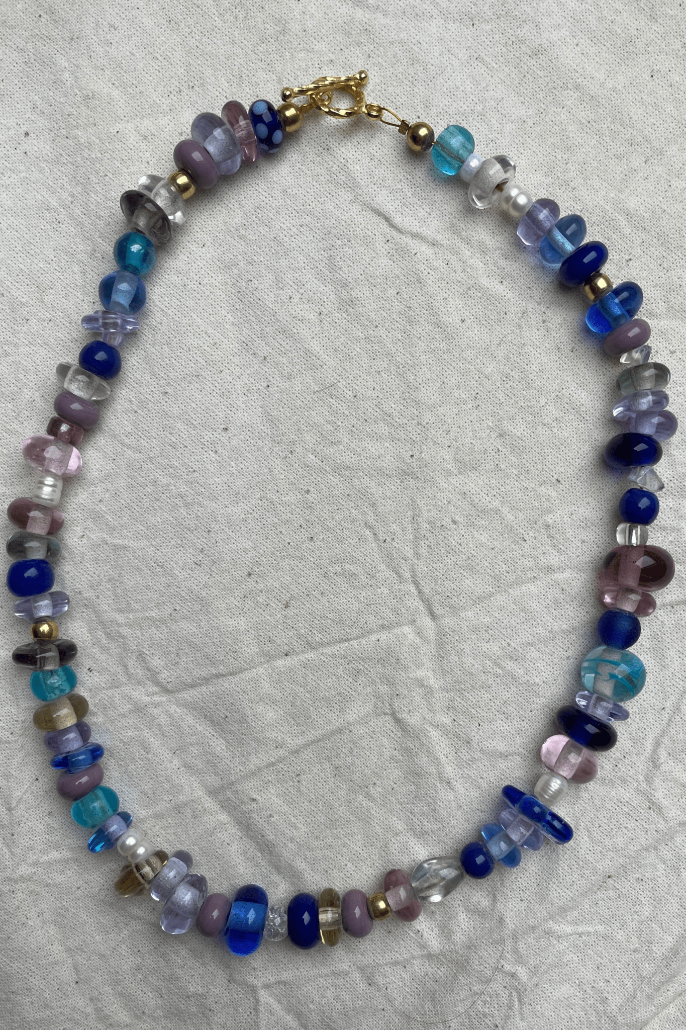 Selma - Glass Bead Necklace - Easthope Studio - Murano Glass